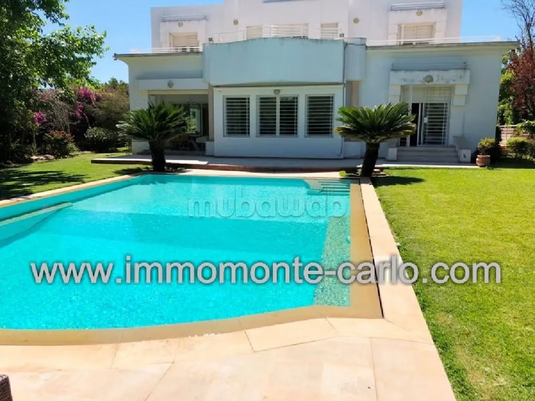 Location Villa haut standing à souissi - الرباط