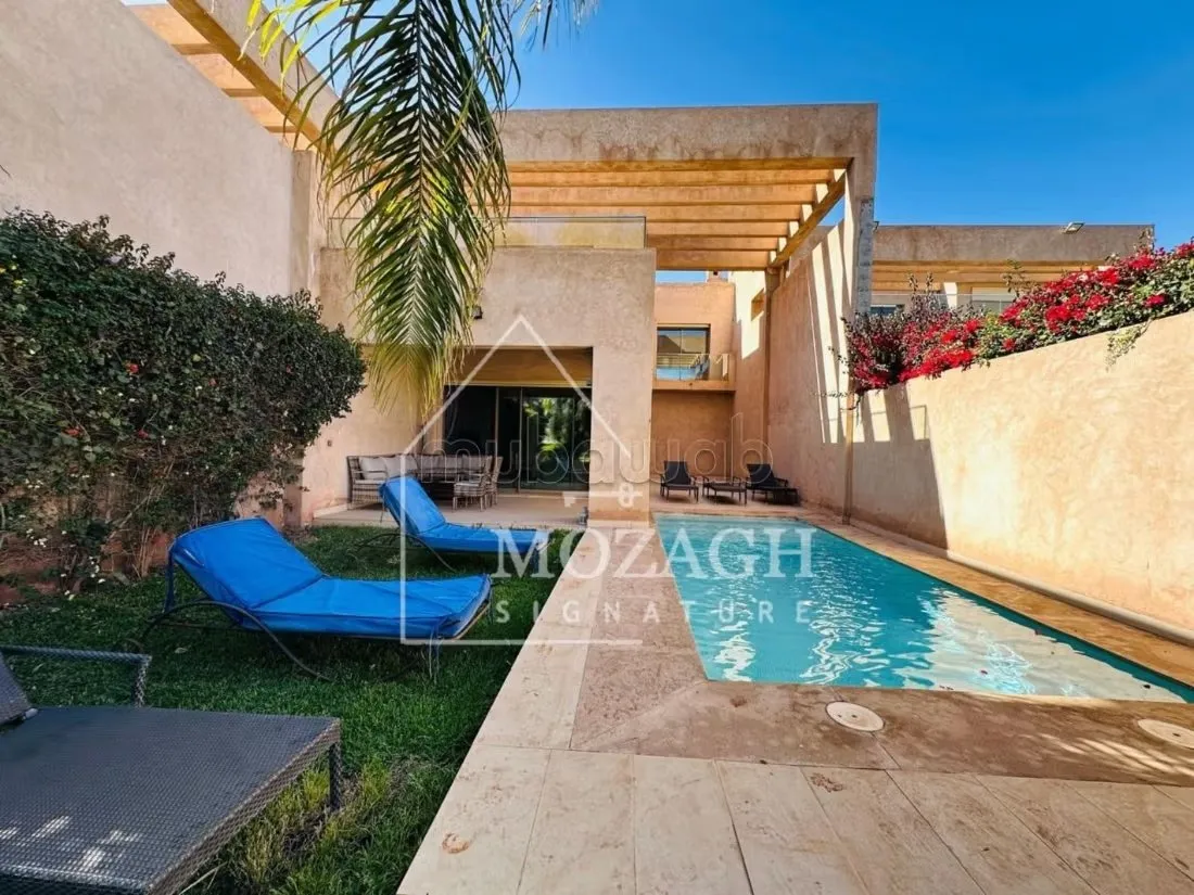 Magnifique villa 3 chambres sur résidence – Agdal - مراكش (2)