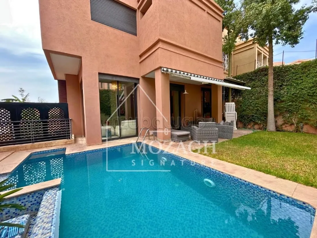 Splendide villa de 4 ch piscine privée à Targa - مراكش