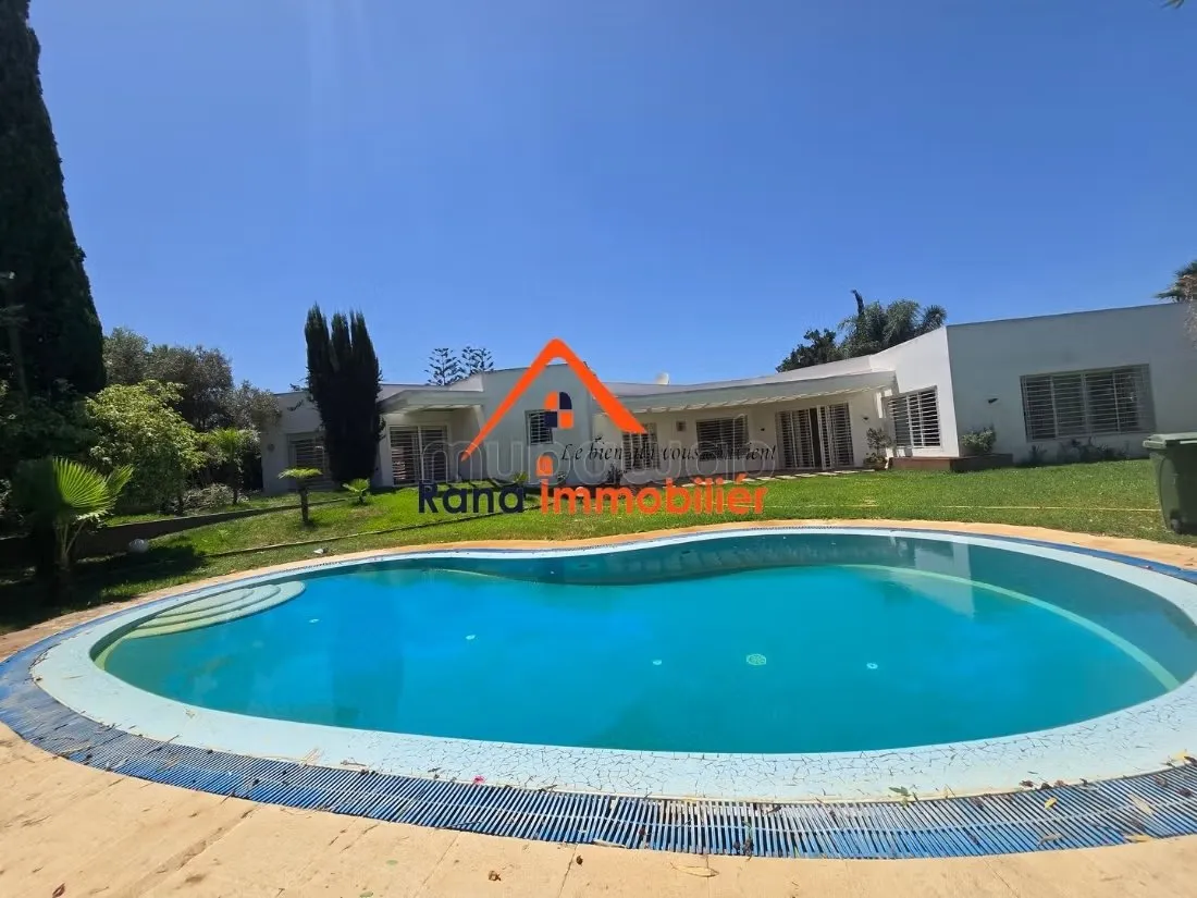Villa a louer sur souissi - الرباط