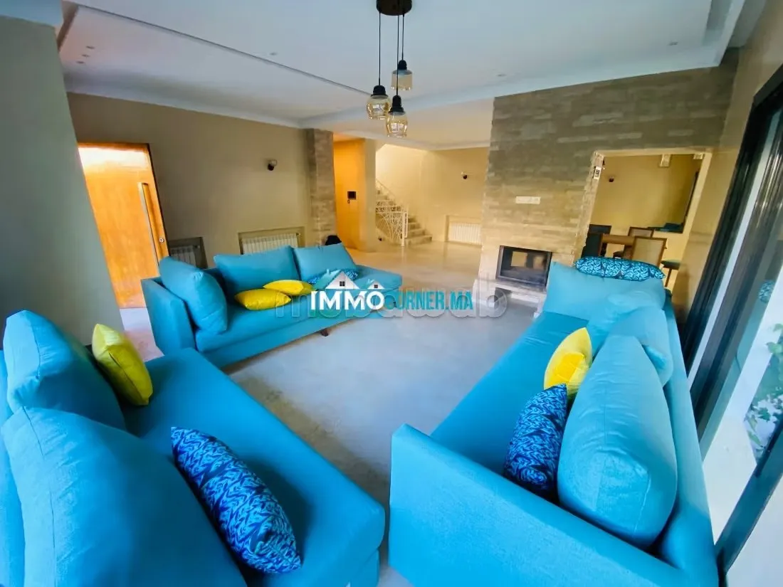 Villa de luxe semi meublée à louer à Jbel Kbir boubana - طنجة (2)