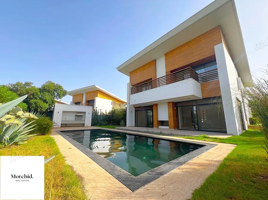 Villa a Louer vue sur le Lac vide Ville Verte Bouskoura - بوسكورة