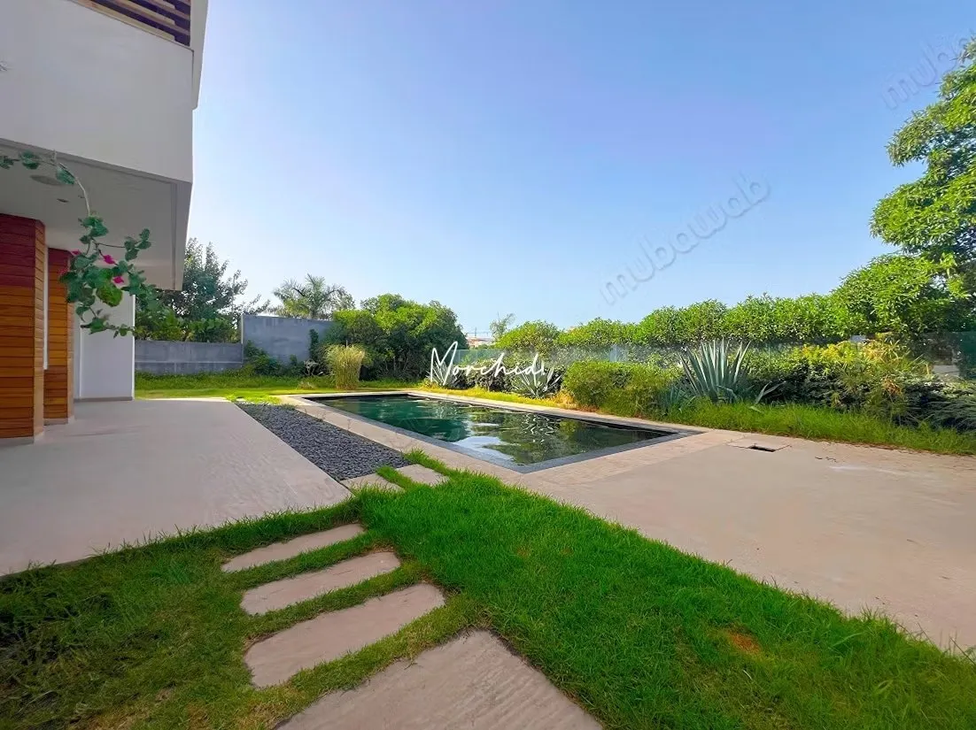 Villa a Louer vue sur le Lac vide Ville Verte Bouskoura - بوسكورة (3)