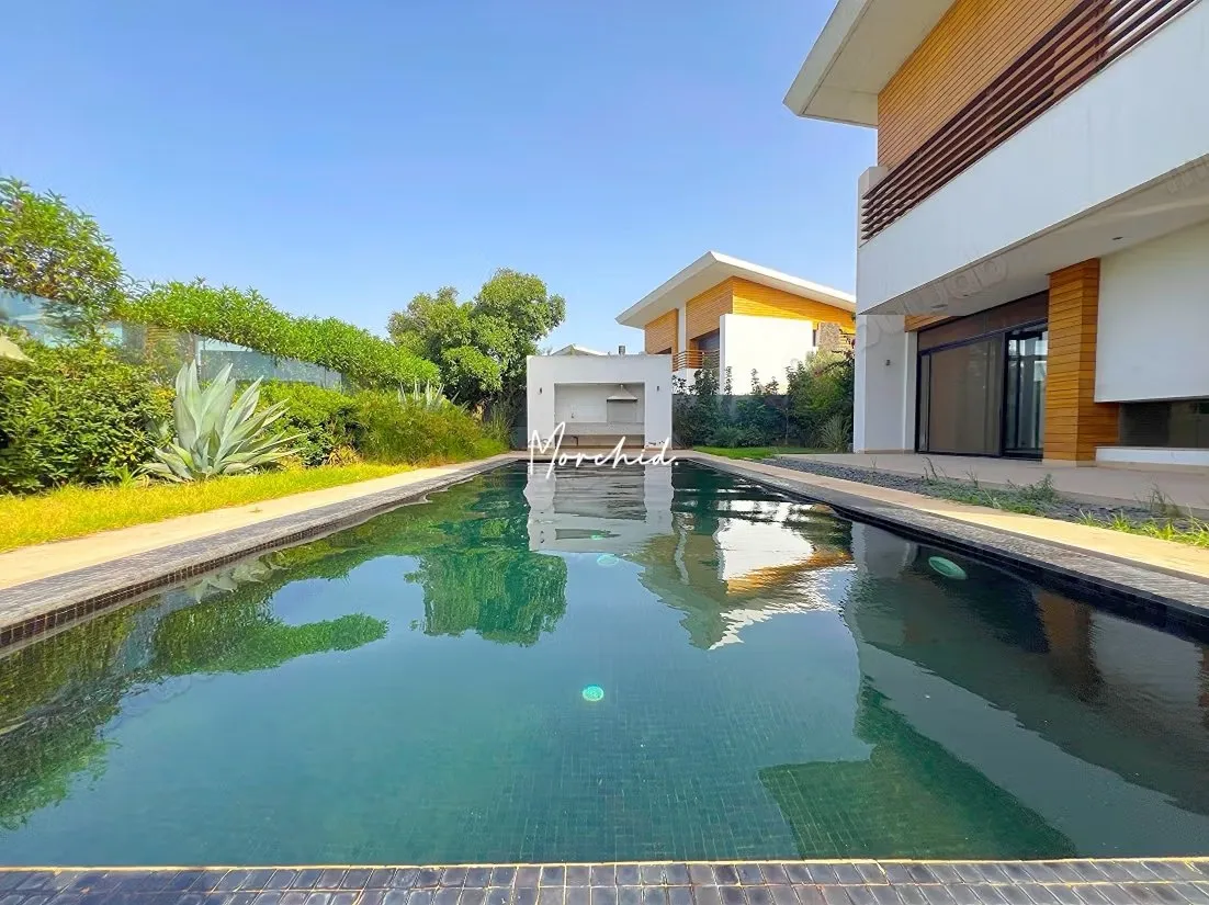 Villa a Louer vue sur le Lac vide Ville Verte Bouskoura - بوسكورة (2)