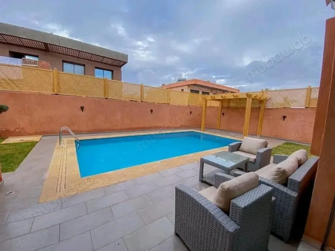 Superbe villa à louer à Route de l'Ourika. 2 pièces. Meublé - مراكش (2)