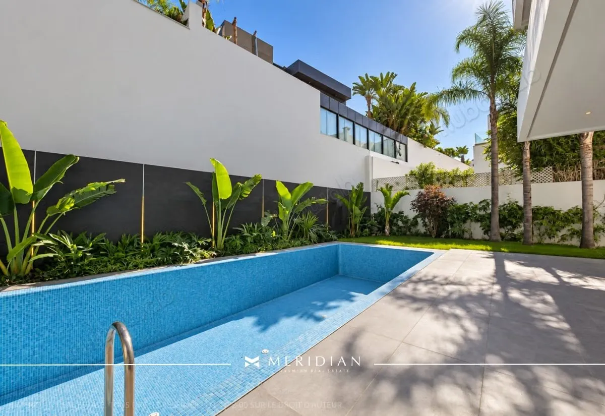 Villa contemporaine neuve à louer à Ain Diab - الدار البيضاء (3)