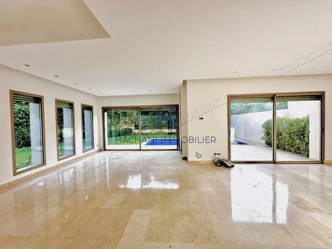 Villa jumelée à louer à Ville Verte 
4 chambres piscine - بوسكورة (2)