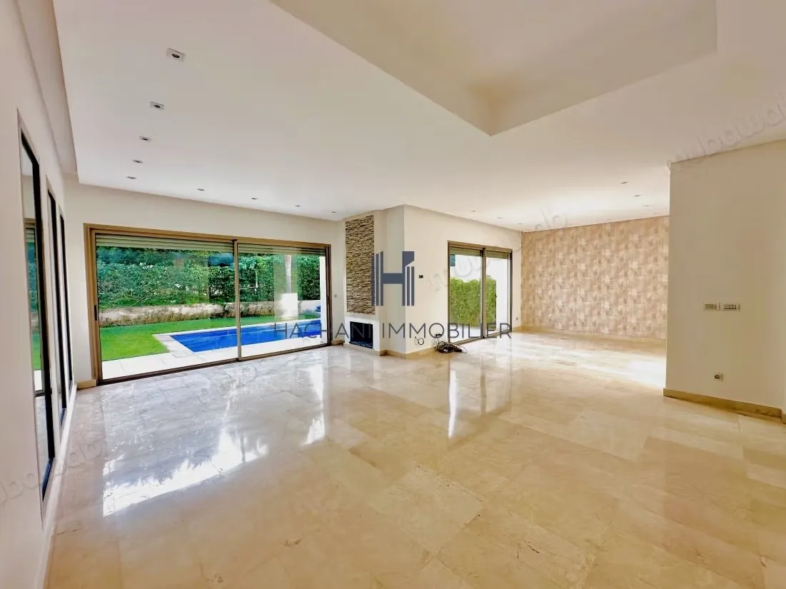 Villa jumelée à louer à Ville Verte 
4 chambres piscine - بوسكورة (3)