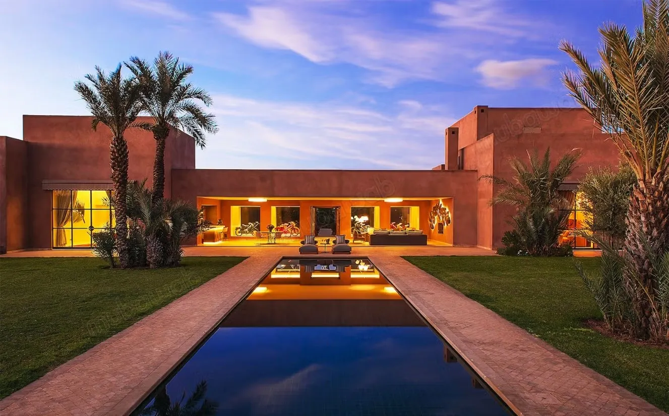 Villa splendide route de Ouarzazte vue sur l'Atlas - مراكش