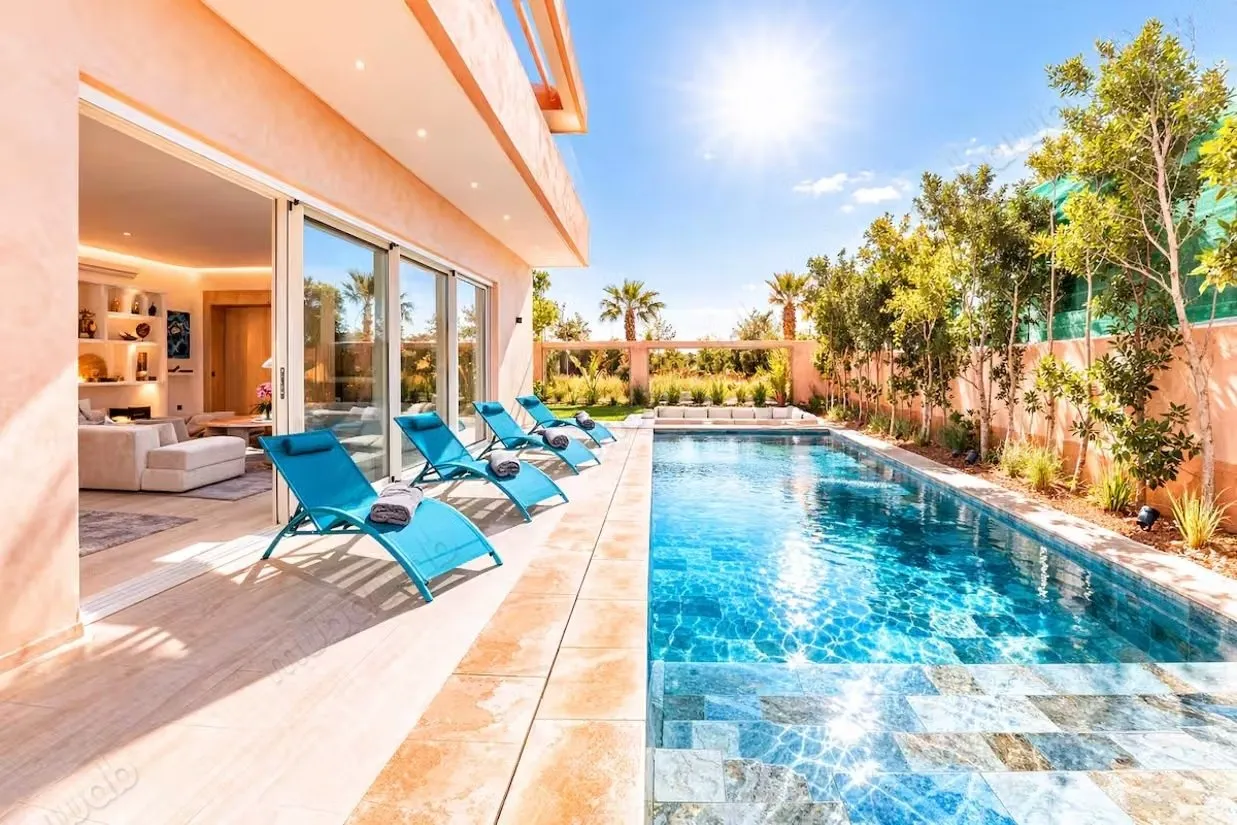 Entrée Amelkis 1: Villa 5 CH Meublée neuve à louer - مراكش (2)