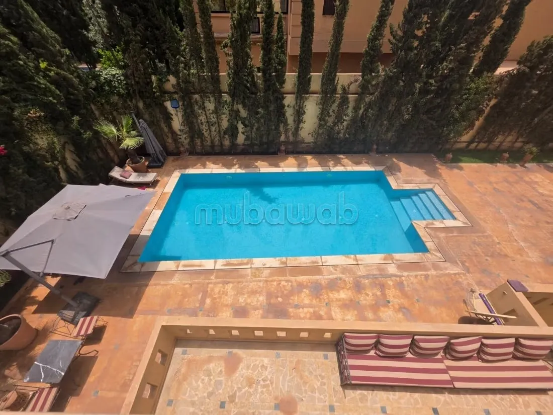 Magnifique villa meublée à louer à Targa– 1200 m² - مراكش