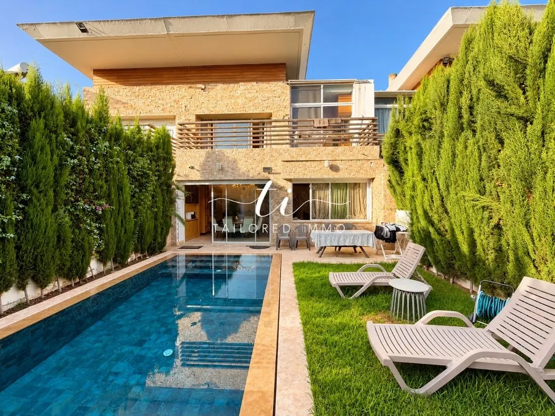 Villa à louer vide ou meublée à Bouskoura villle verte - بوسكورة (3)