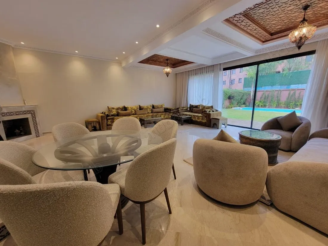 Villa à louer à river palm - مراكش (2)