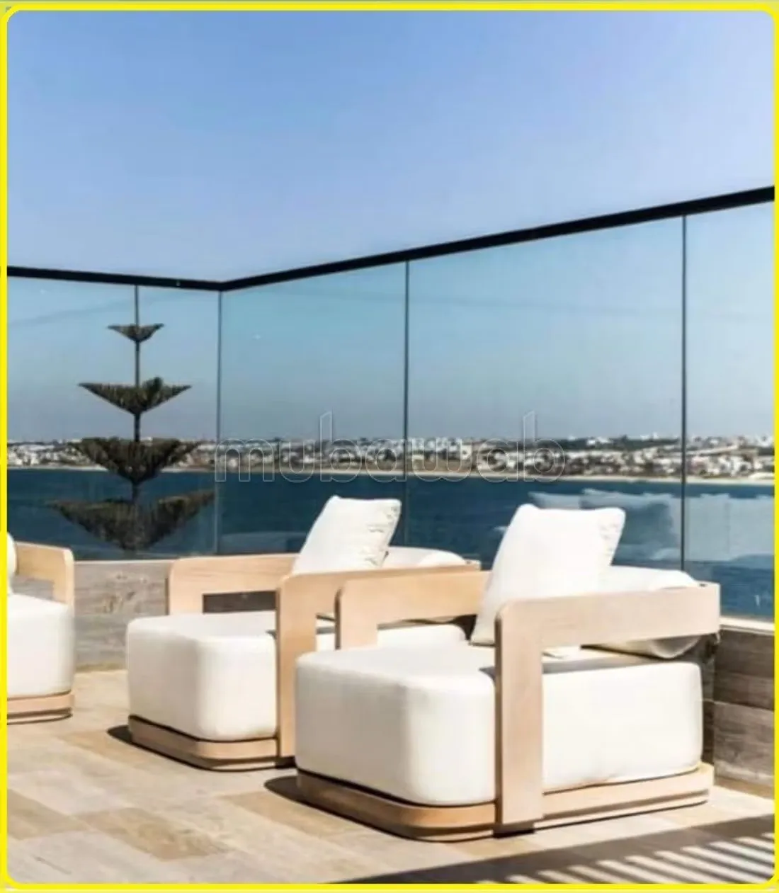 Magnifique villa meublée vue mer Dar Bouazza - دار بوعزة