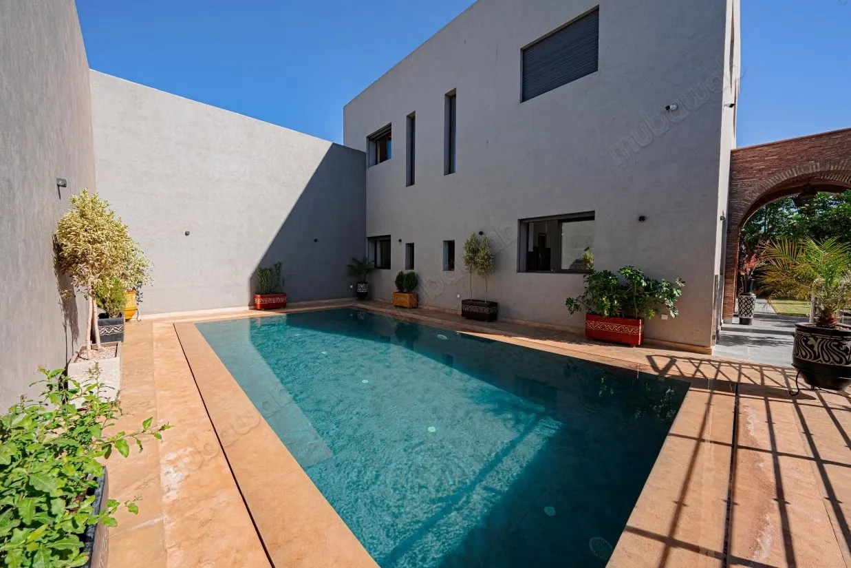Villa familiale location longue durée a 15min du centre Marr... - مراكش (3)