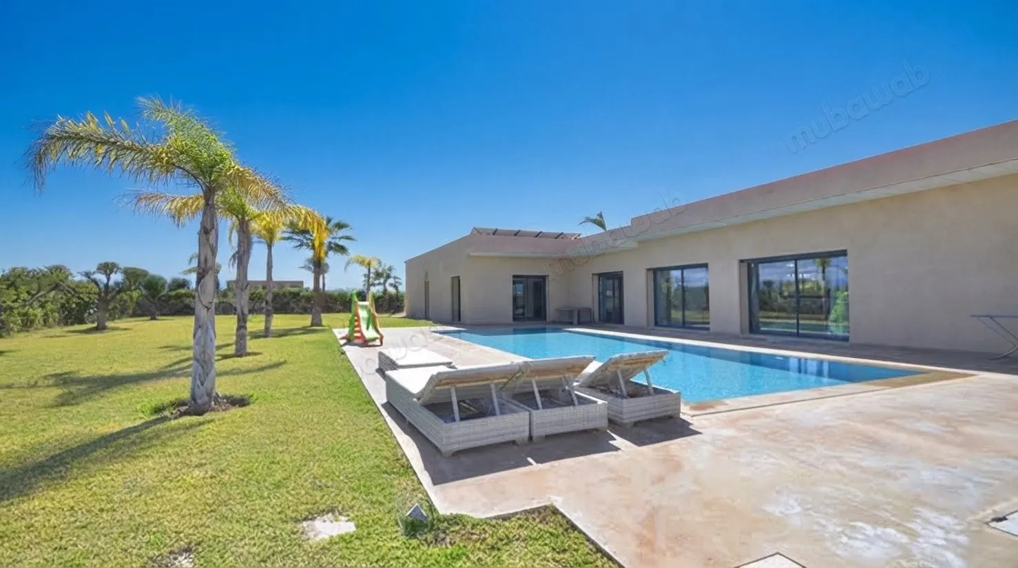 Villa Moderne Meublée à Louer à Marrakech sur la rte de Ouar... - مراكش