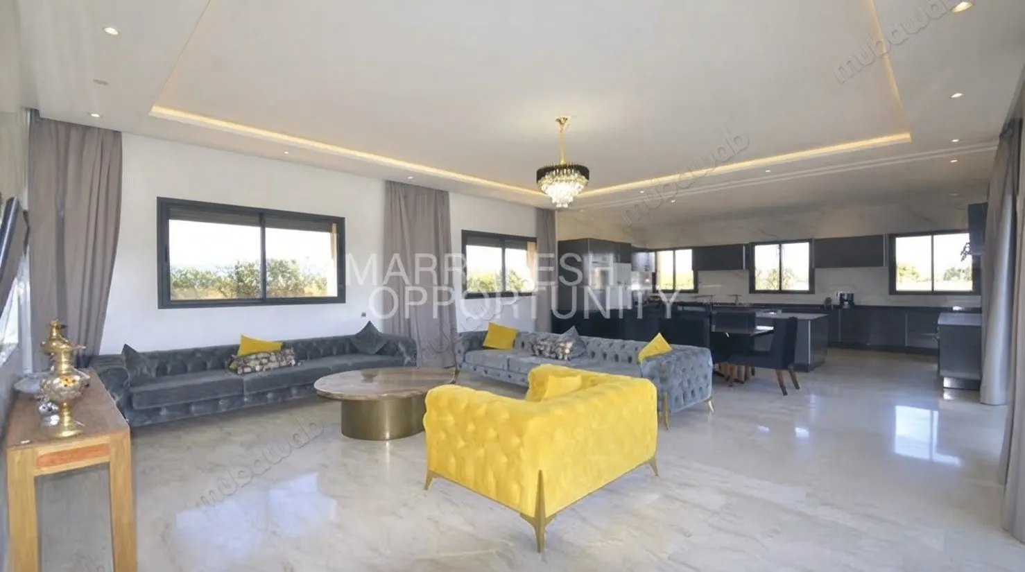 Villa Moderne Meublée à Louer à Marrakech sur la rte de Ouar... - مراكش (3)
