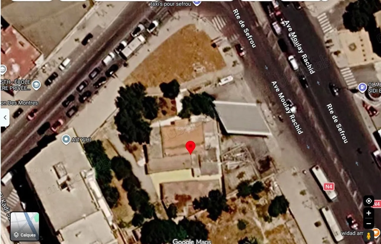 Maison sur Terrain de 1600 m2 Plan aménagement R5 - فاس
