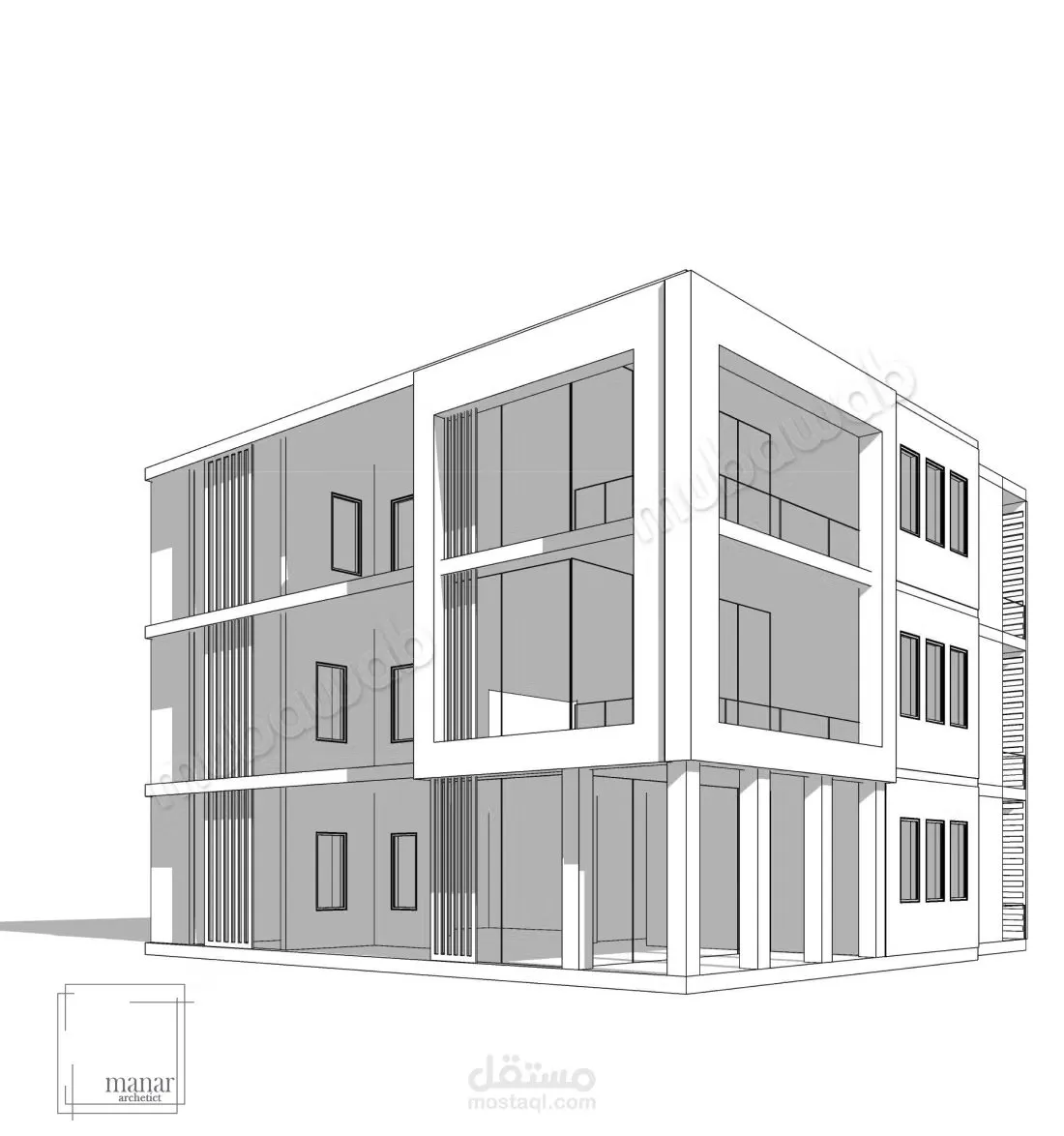 Immeuble à vendre R2.400 mètres. Il a trois façades. Il disp... - المضيق