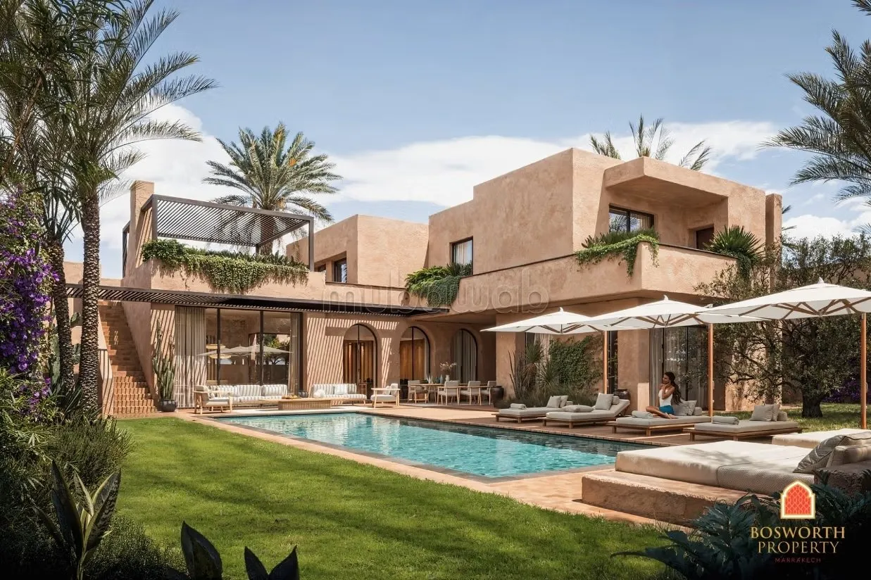 Villa de niveau supérieur à vendre sur la route Ourika Marra... - مراكش