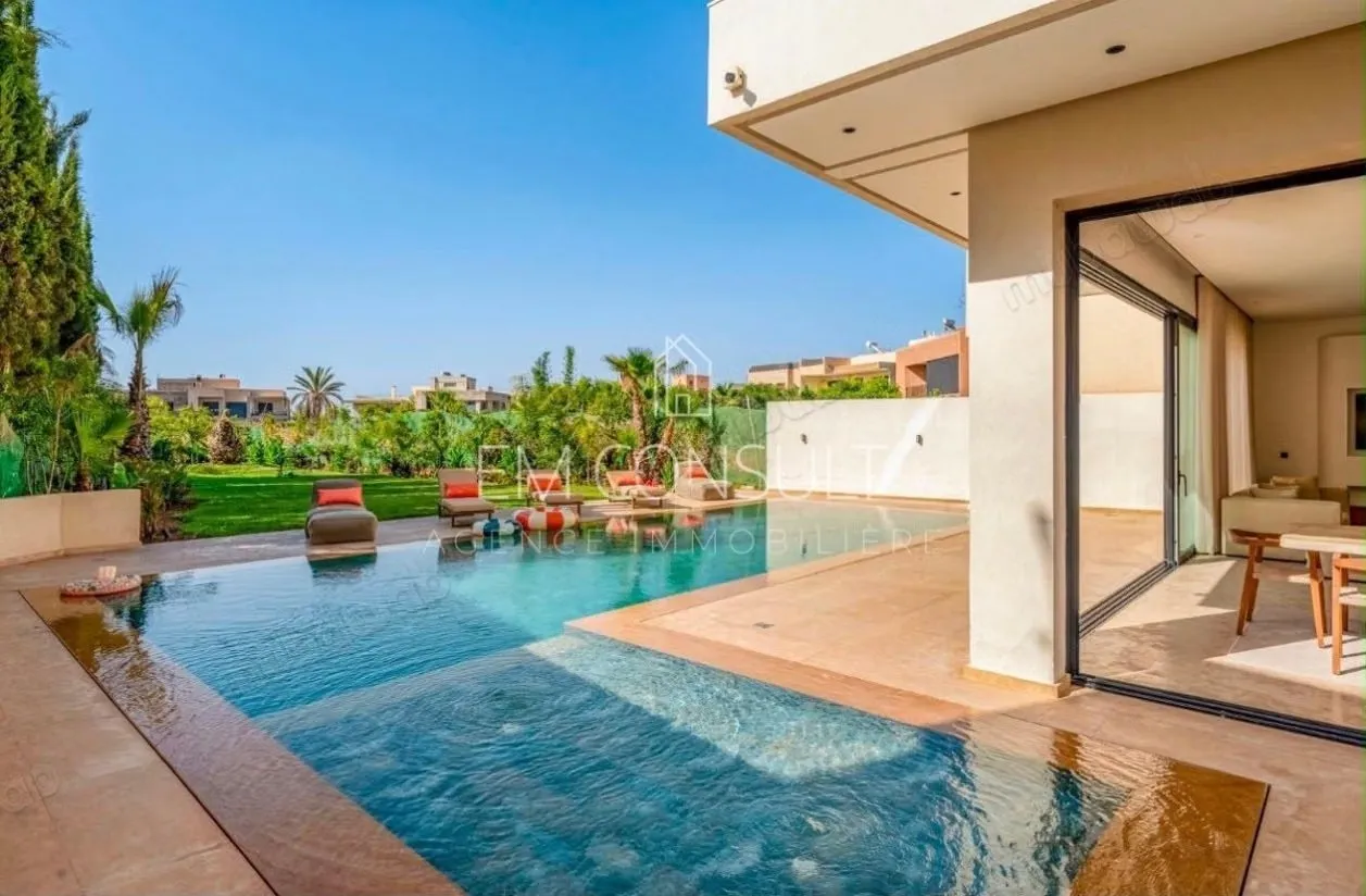 Vente villa haut standing 5 chambres argan golf - مراكش