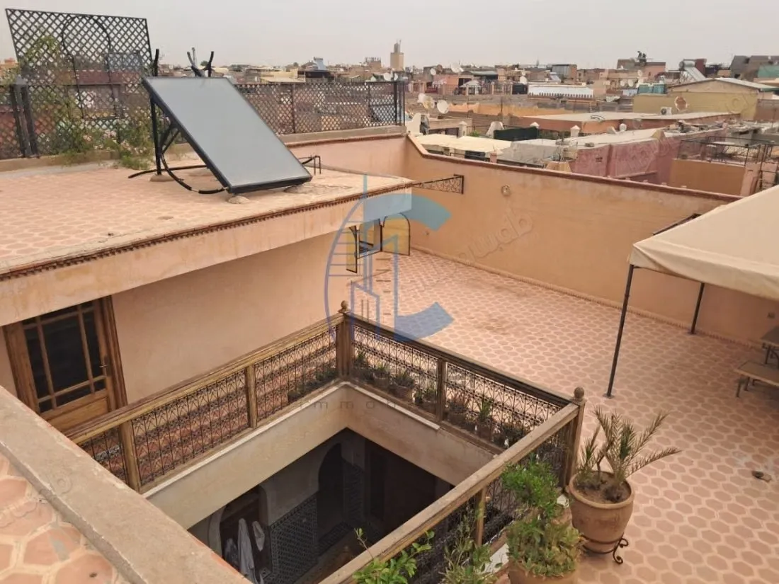 Riad traditionnel 5 chambres possibilité 7 titré à vendre de... - مراكش (3)