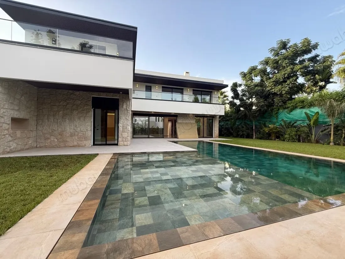 Villa neuve à louer à l’orangeraie Souissi - الرباط