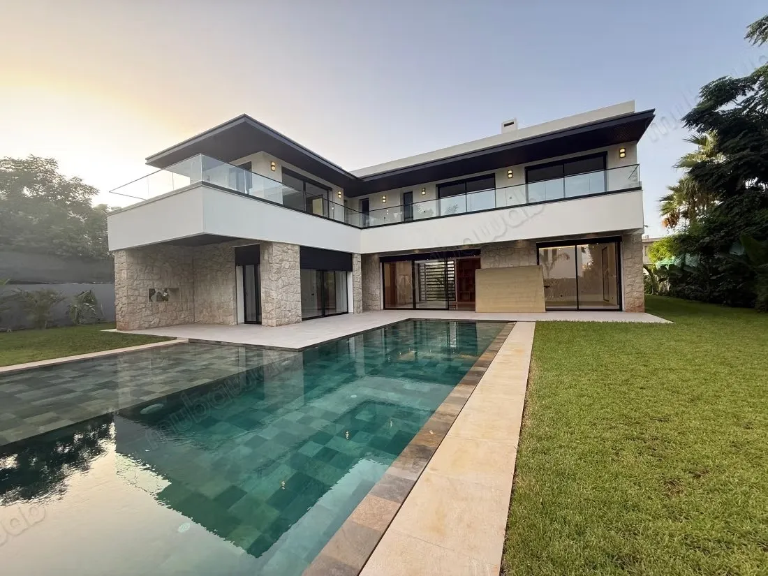 Villa neuve à louer à l’orangeraie Souissi - الرباط (2)