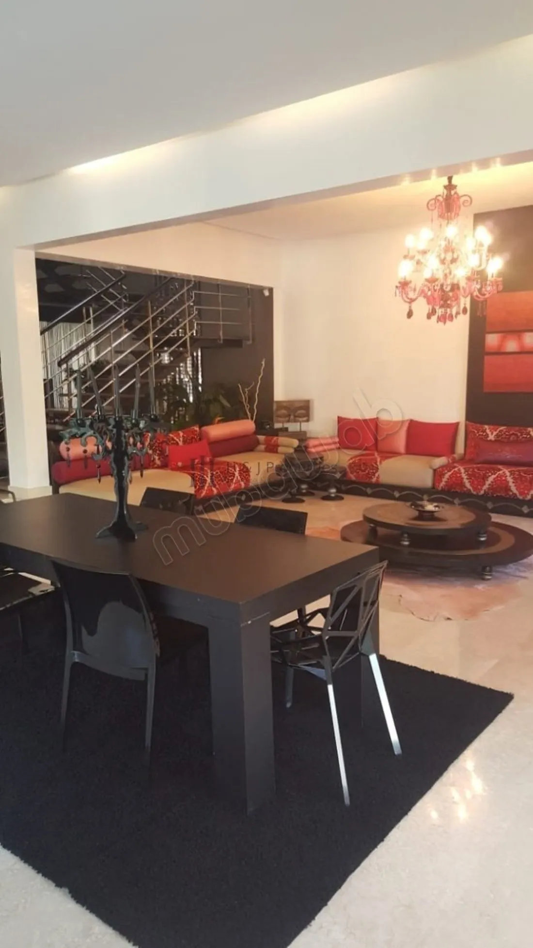 Villa meublée t5 de 550m² – 4 chambres - الدار البيضاء (3)