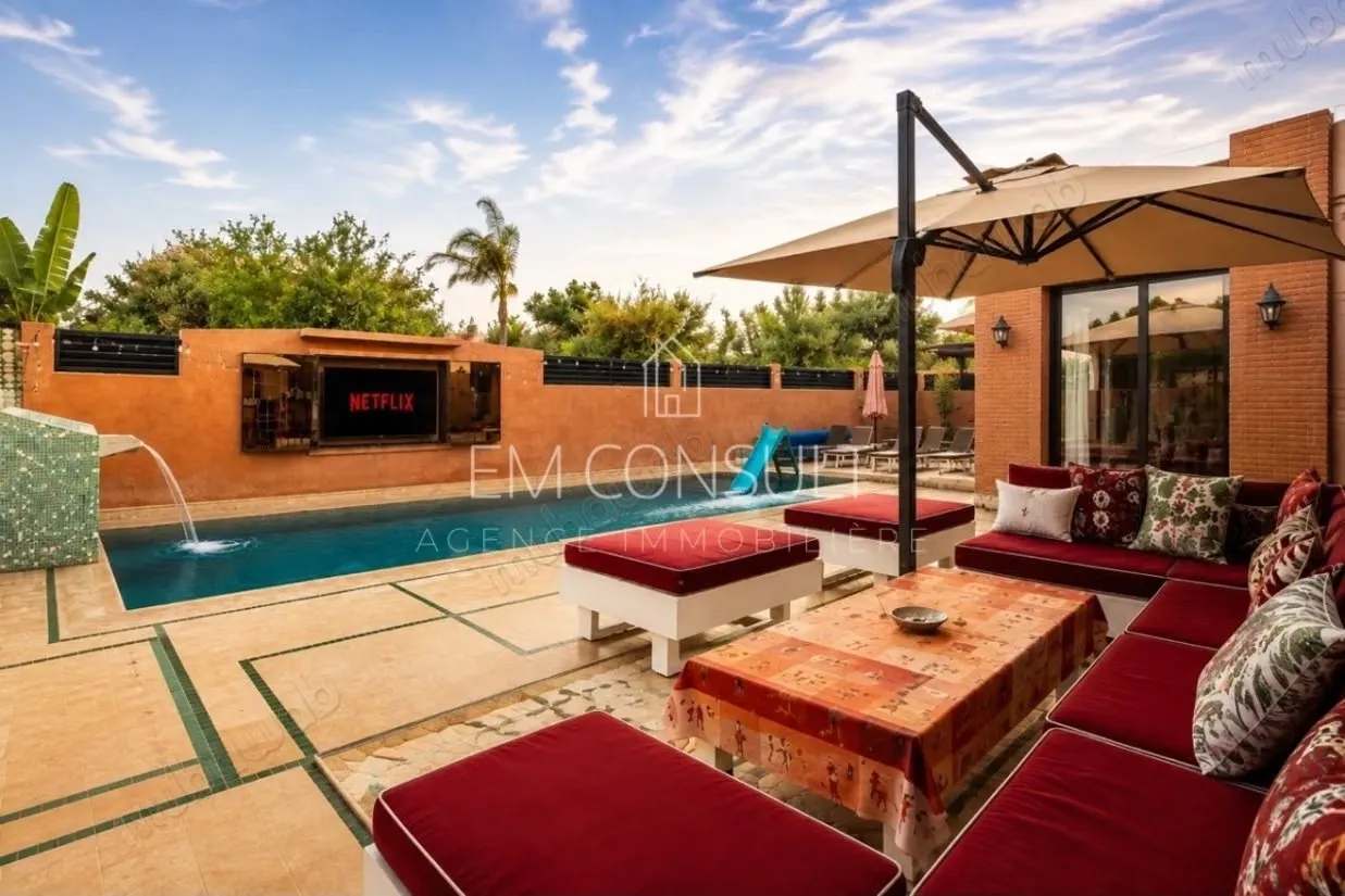 A louer villa 5 chambres akenza - مراكش