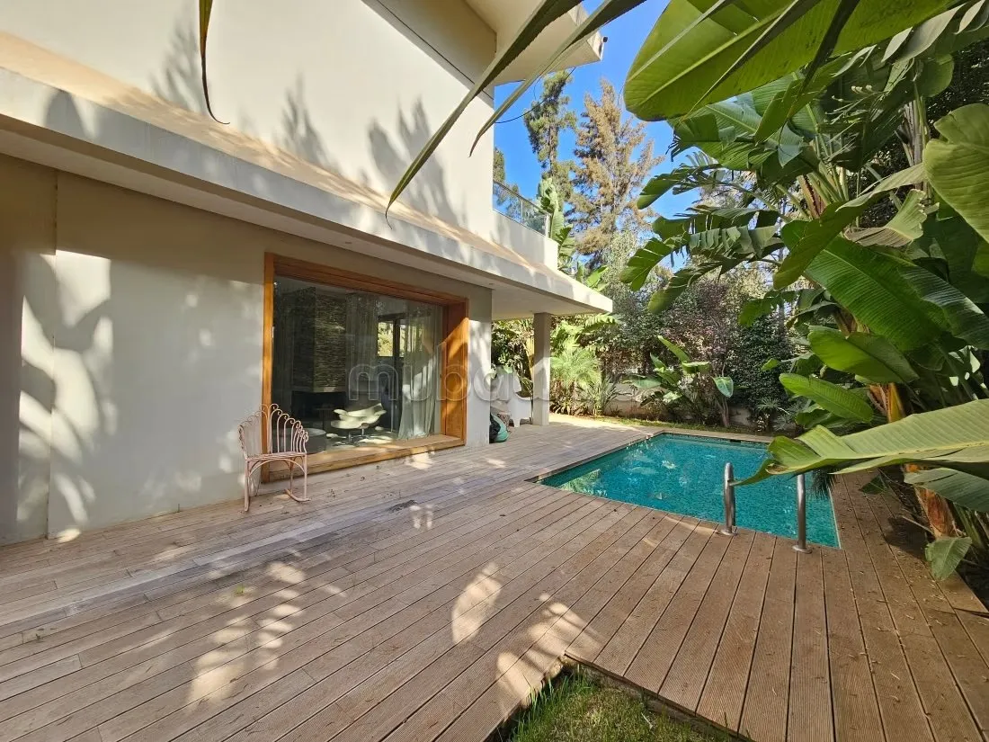 Villa t5 meublee – 4 ch. –Piscine–res. Securisee - بوسكورة (2)