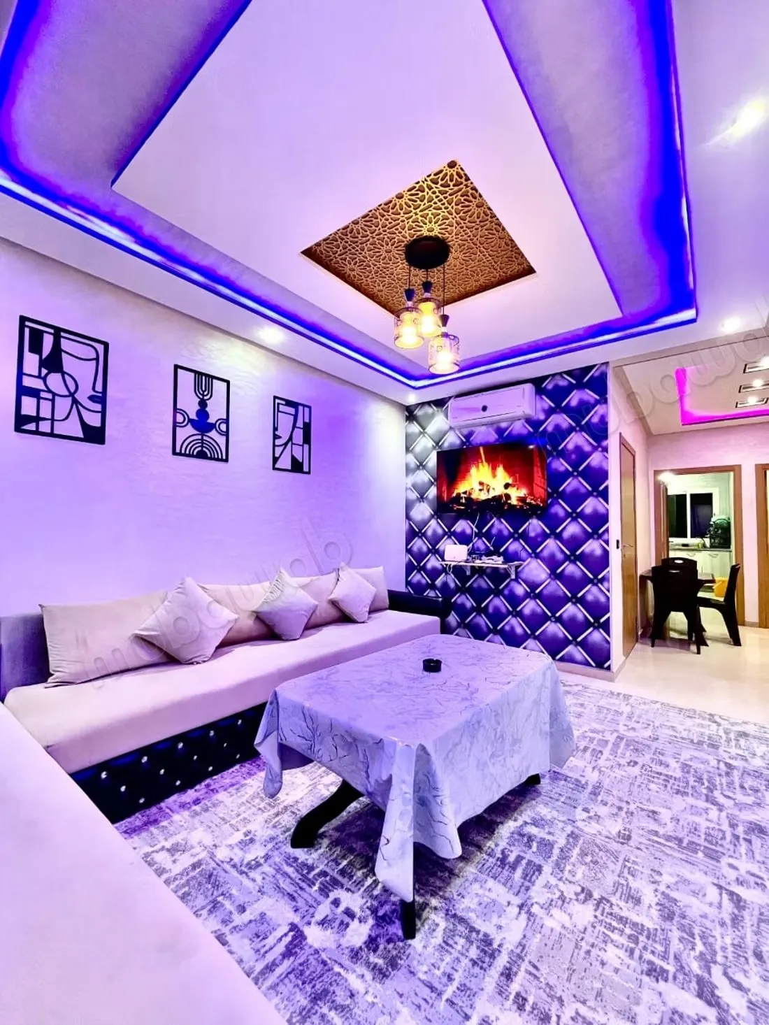 Appartement meublé à louer à la journée à Nounouish Tanger - طنجة