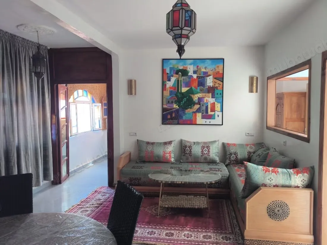 Superbe maison à louer à Les Oudayas. 
1 Pièce. 
Meublé - الرباط
