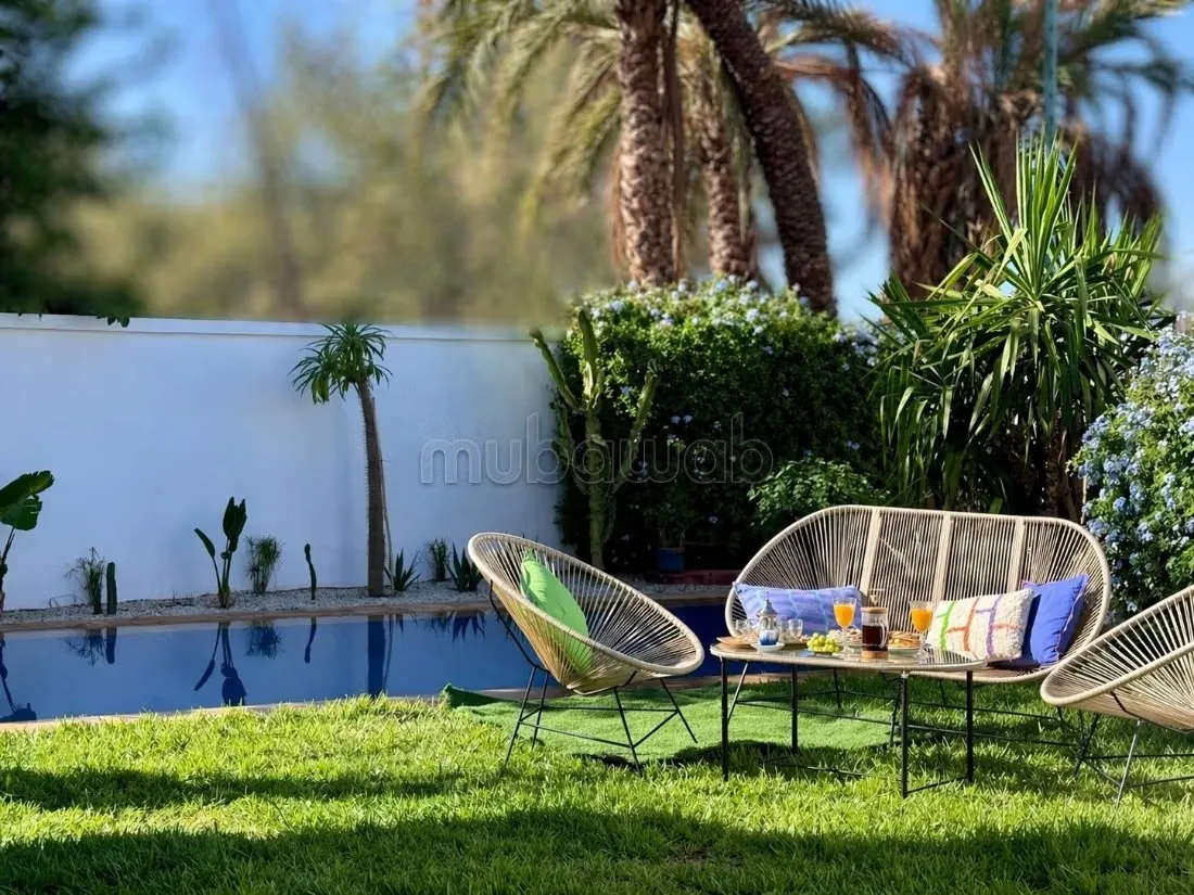 Villa meublée 4CH Piscine Targa Proche Quick - مراكش