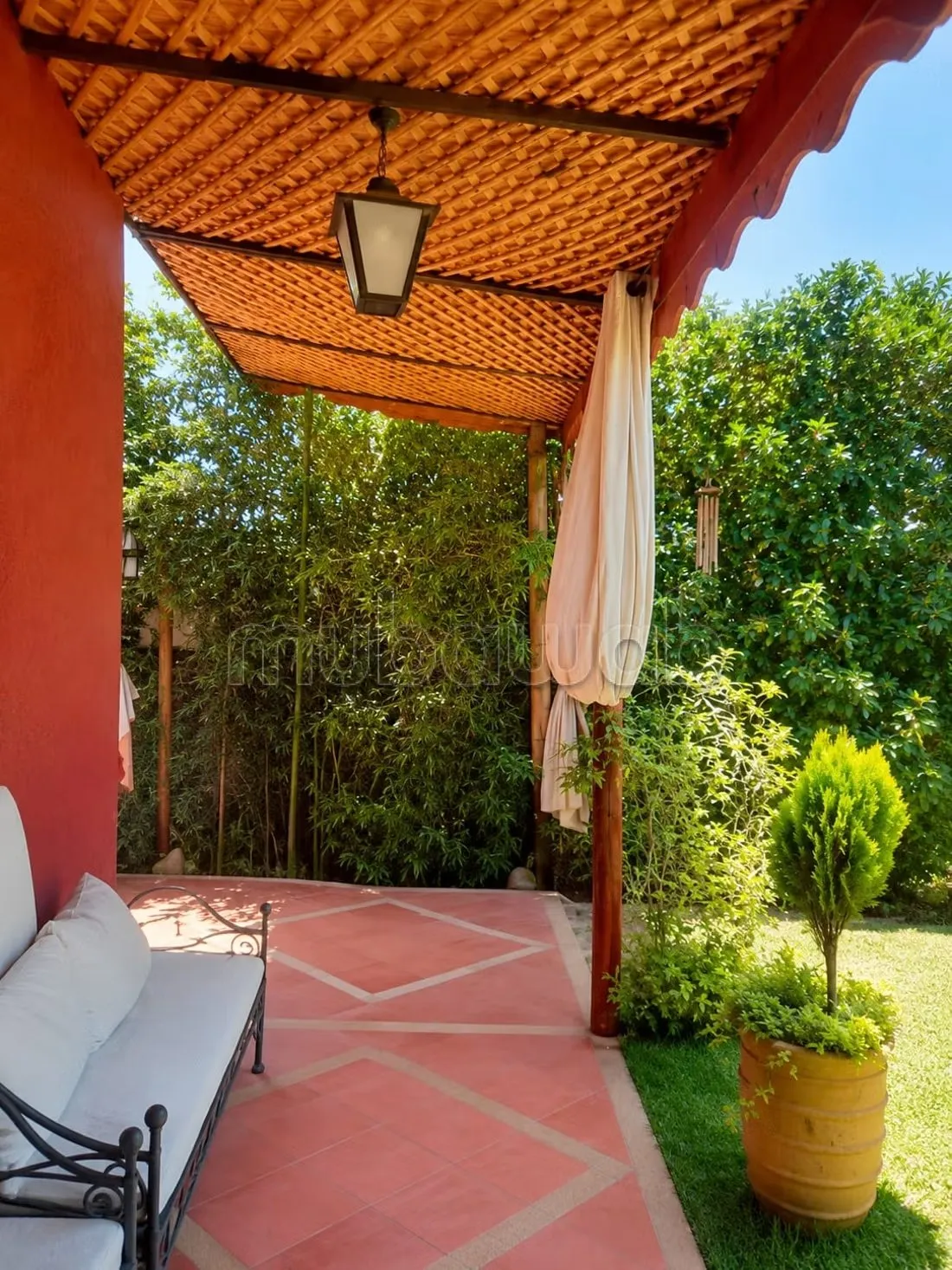 A louer villa avec piscine kl 13 rote de fez rak - مراكش (2)