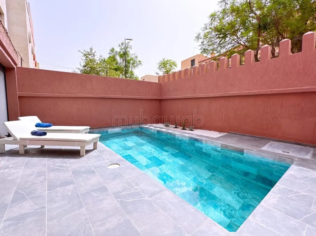 Maison meublée avec piscine privée - مراكش