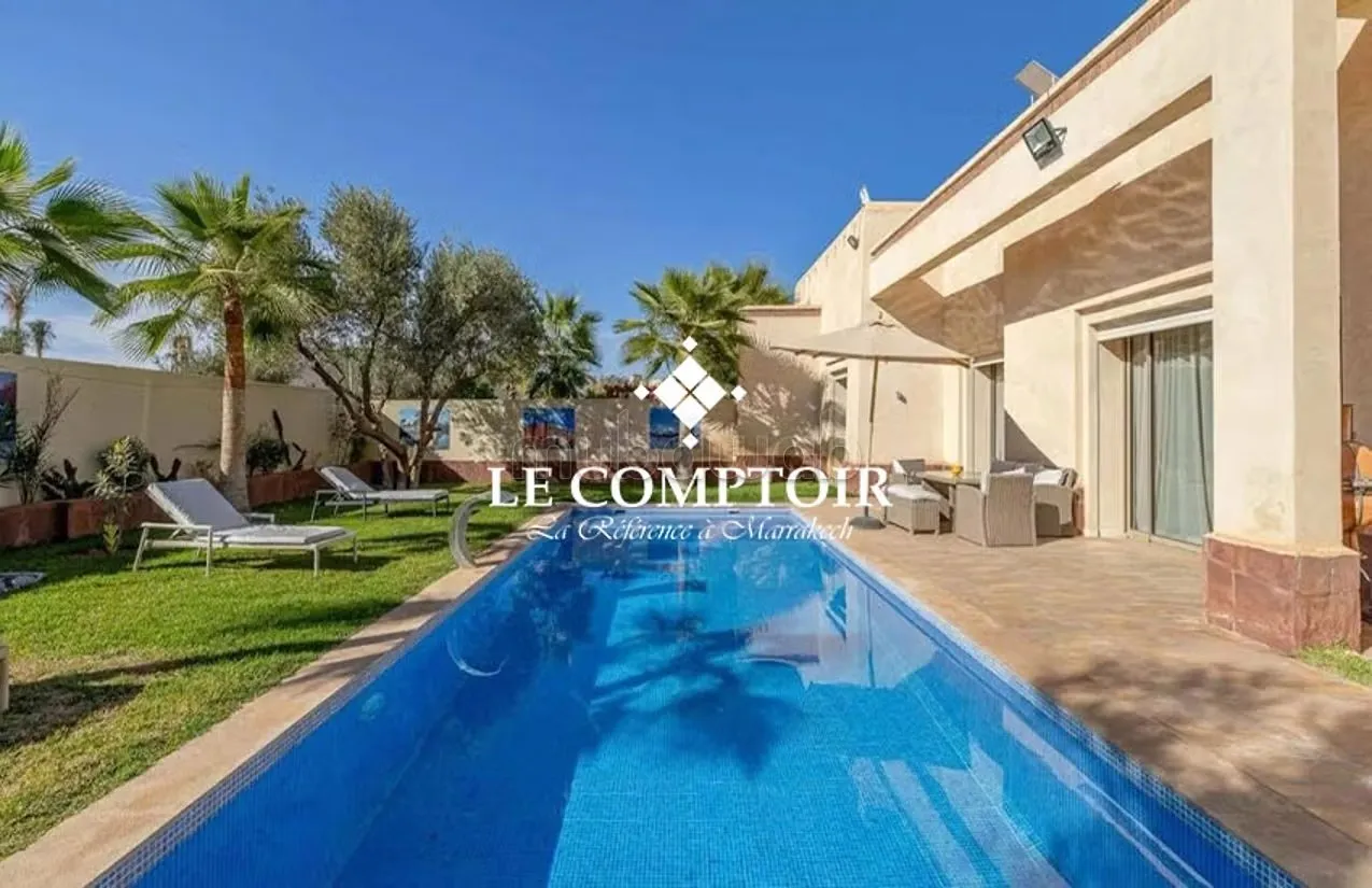 A LOUER Magnifique villa plain pied route de fes - مراكش