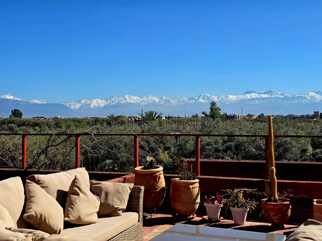 Villa 4 suites longue durée sur 1ha à 15min centre - مراكش (2)