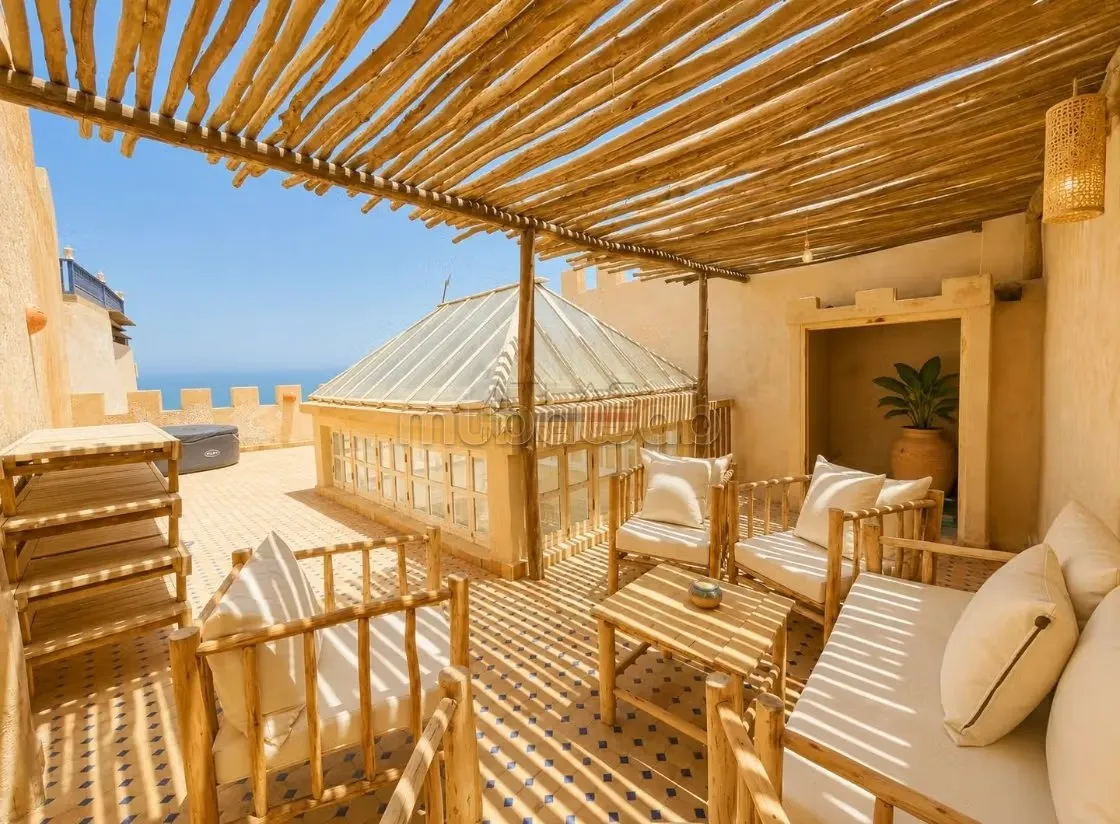 Riad avec terrasse vue mer à Essaouira - الصويرة