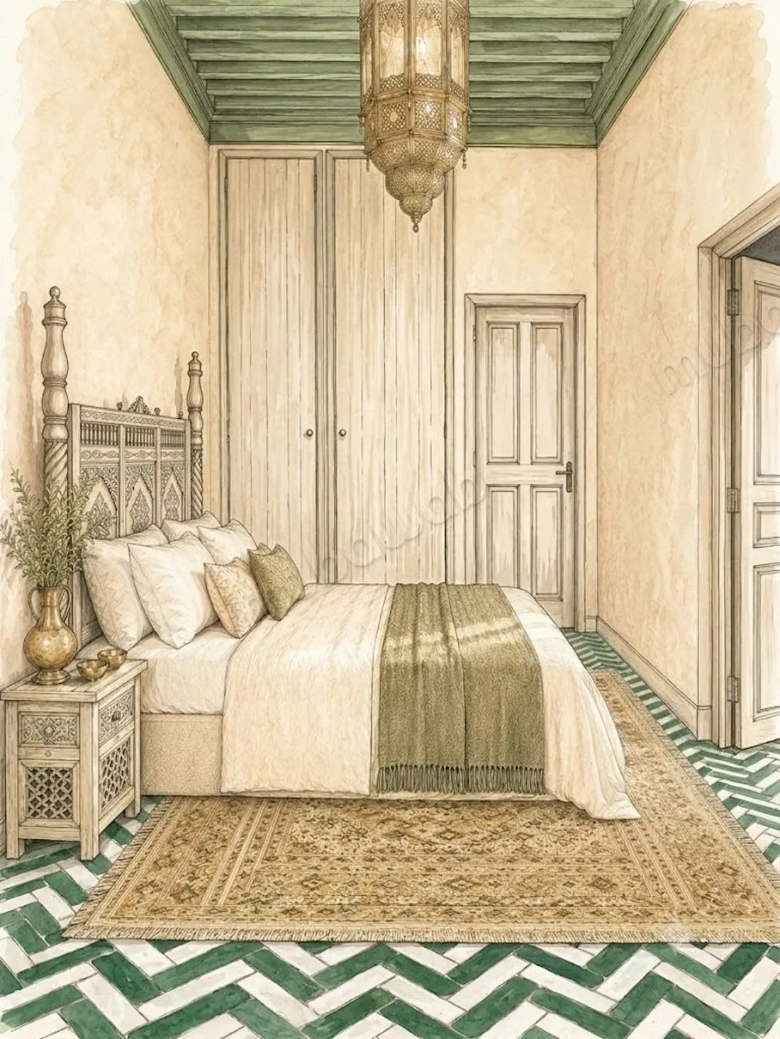 Vente d'un superbe riad 4 chambres avec piscine - مراكش (3)