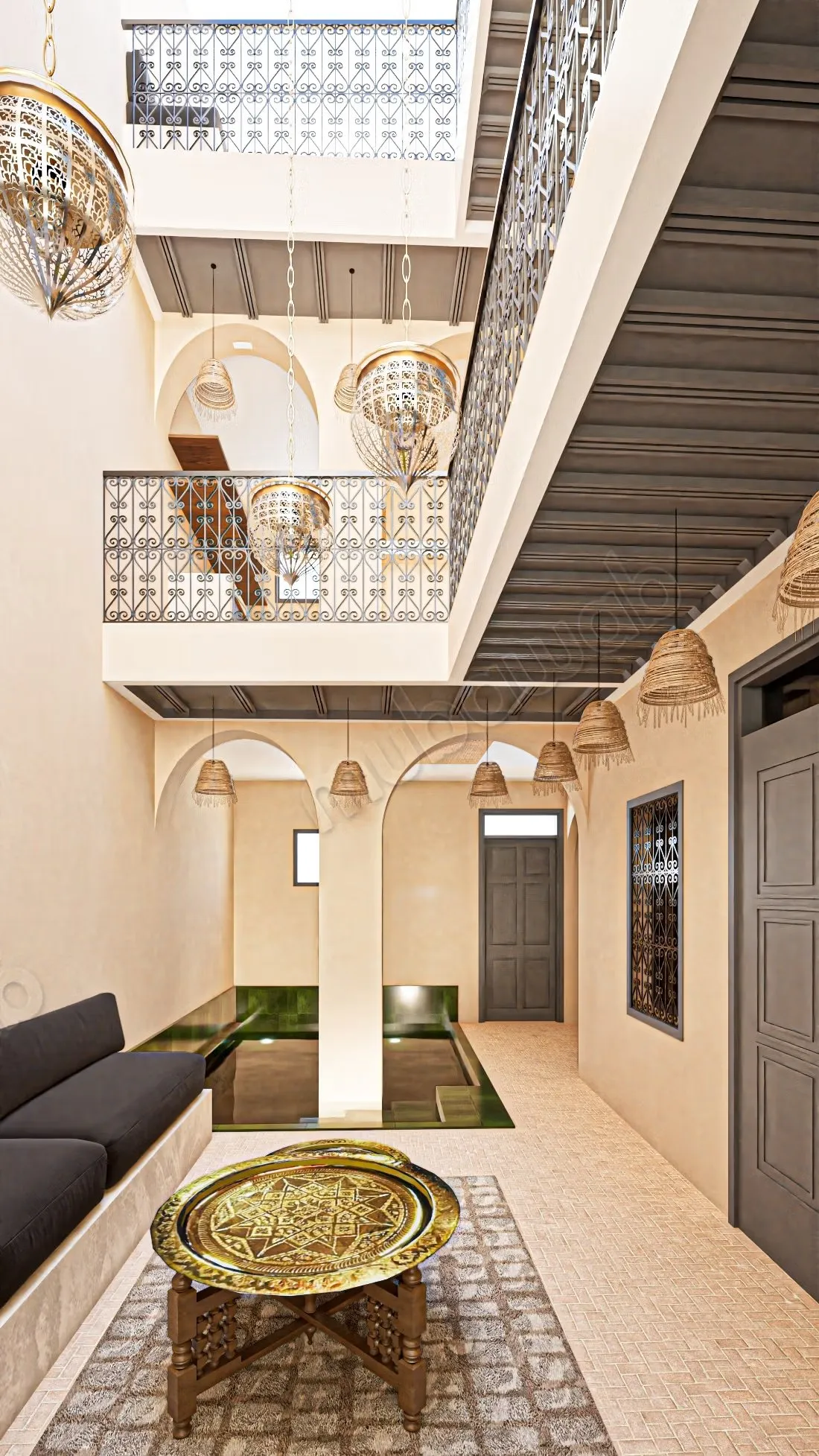 Riad titré quartier riad Larousse - مراكش (3)