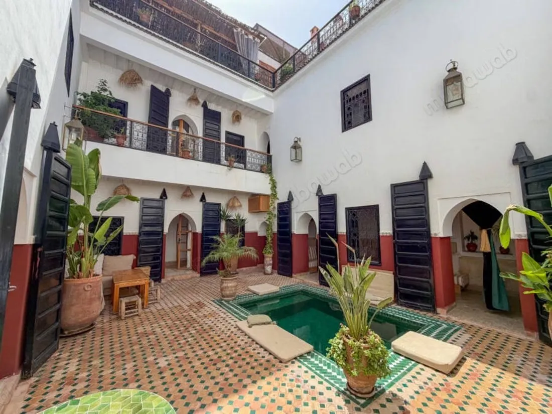 Riad de charme 6 chambres avec bassin chauffé - مراكش