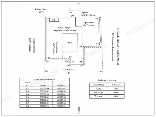 Riad à reconstruire 73m2 Mellah proche Palais El Badii - مراكش (3)