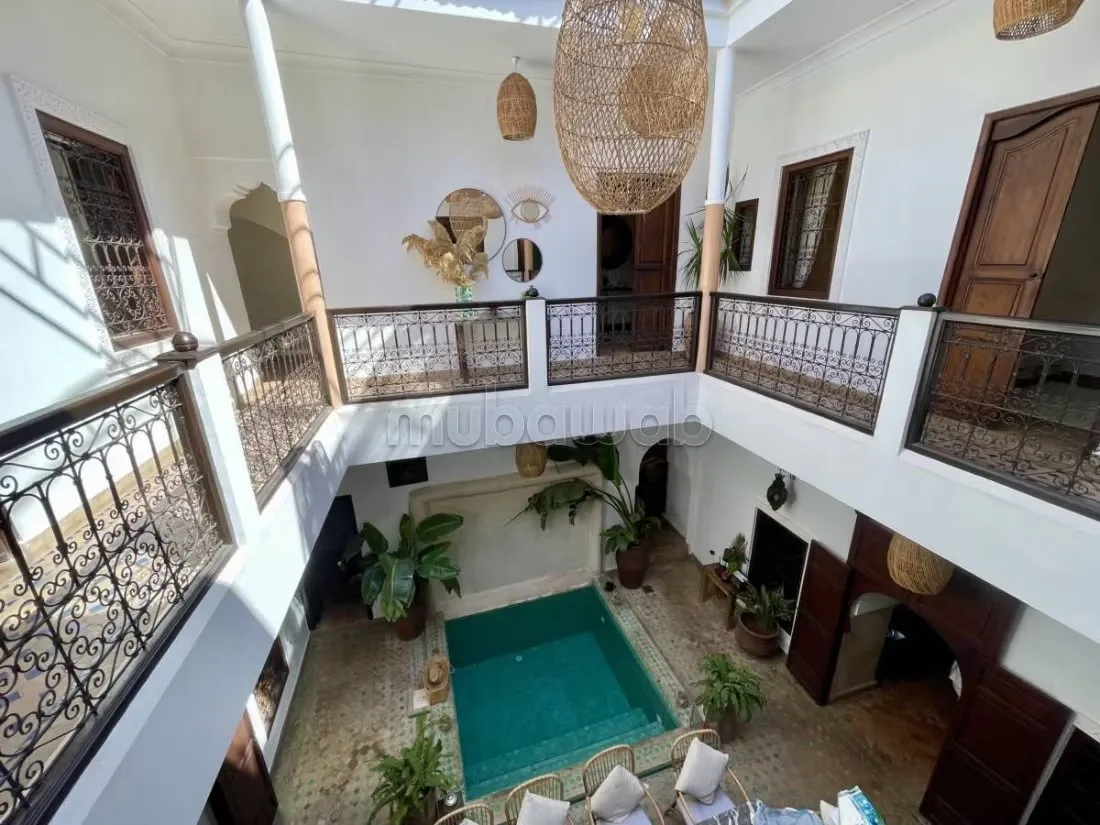 Maison d'hôtes de 5 chambres en activité Riad Laarous - مراكش