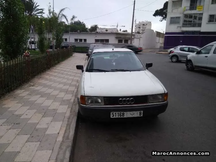 Audi a 80 a vendre - الدار البيضاء (3)