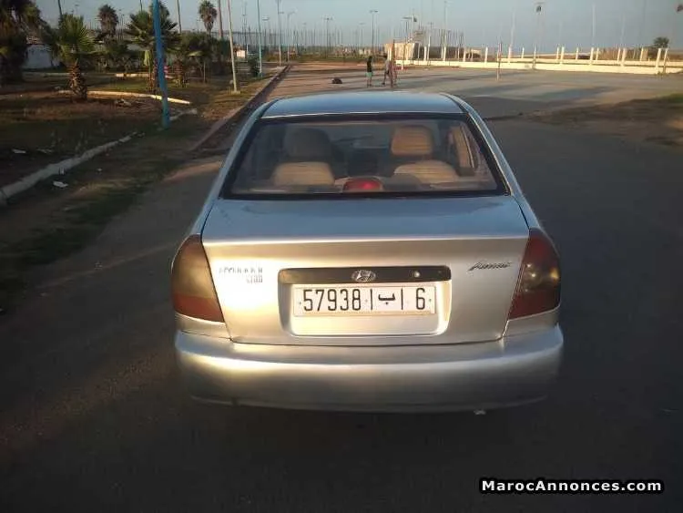 Hyundai accent diesel -2006 avec clim - الدار البيضاء (3)