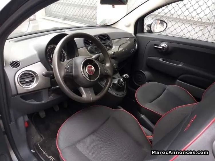 Fiat 500 en vente - الدار البيضاء