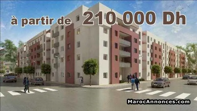 Appartements à vendre à 210000 dh sidi rahal - الدار البيضاء