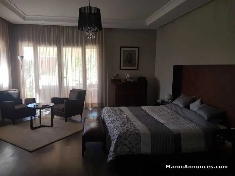 Vila 2300m² avec piscine et jardin à ait ouririr - مراكش (3)