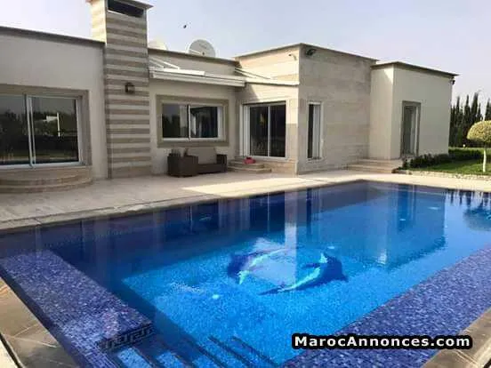 Villa de prestige à  vendre bouskoura - بوسكورة